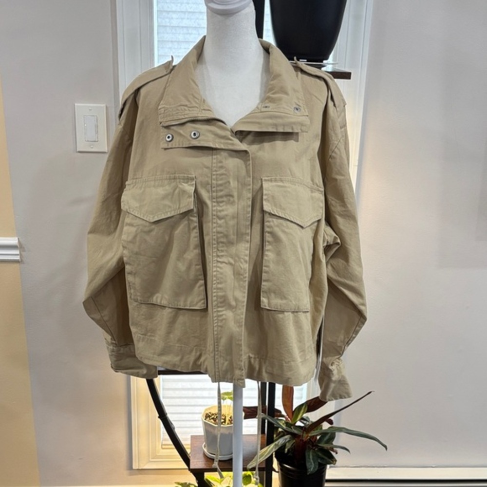 Sweethearts oversized Tan Utility Jacket size L